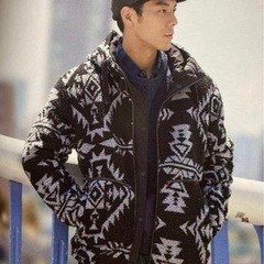 ワークマン　ボアジャケット　リバーシブル　Mの画像