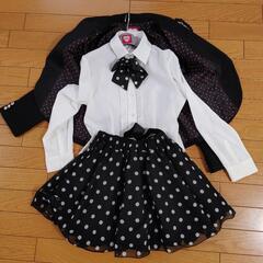女の子 スーツ セットアップ 150A 美品 イオン 卒業式 入学式の画像