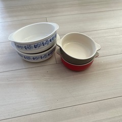 ★グラタン皿・大小★4枚セット★