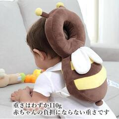 ミツバチ形転倒防止ヘッドレスト 歩き練習 赤ちゃんの転倒防止 赤ちゃんの頭部保護 幼児の転倒防止リュックかわいいリュック型ヘッドガードの画像