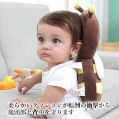 ミツバチ形転倒防止ヘッドレスト 歩き練習 赤ちゃんの転倒防止 赤ちゃんの頭部保護 幼児の転倒防止リュックかわいいリュック型ヘッドガードの画像