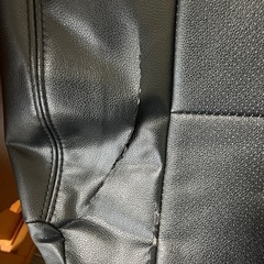 レガリア製　日産デイズハイウェイスター専用シートカバーレザー調黒色の画像