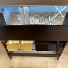 おもちゃラック　本棚　おもちゃ箱の画像