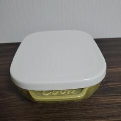 【新品未使用品】NO1グリーン色🌼ふた付き耐熱プレート