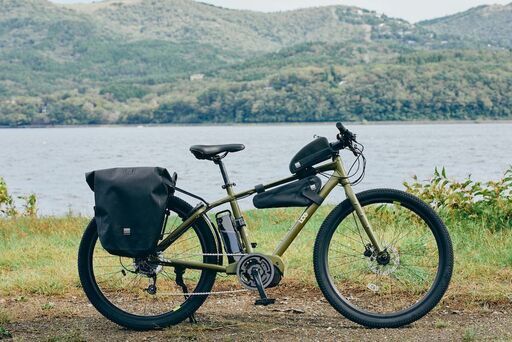 電動アシスト自転車 MTB マウンテンバイク LOG ADVENTURE 美品 ログ アドベンチャーe バックモニター付