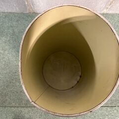MY FRIEND ゴミ箱 スチール製 円柱 昭和レトロ 直径20cm×高さ43cm の画像