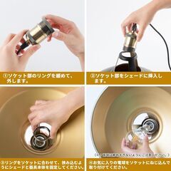 【未使用】ペンダントライト、ウィッグセットの画像