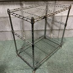 ルミナス 2段 メタルラック スチールラック 幅50cm×奥行30cm×高さ50cmの画像