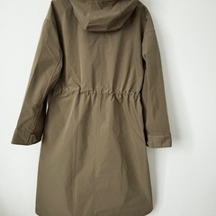 美品 レディース メゾンドベージュ ロングコート マウンテンパーカー 9号 春 スプリングコート カーキ アウター 服/ファッション コート レディースの画像