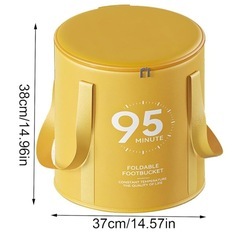 新品💛フットバス 足湯バケツ フットバスケット 足湯 バケツ 折...
