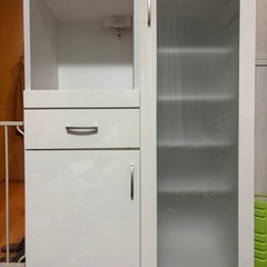 【受け渡し者決定】ニトリ 食器棚 レンジボードの画像