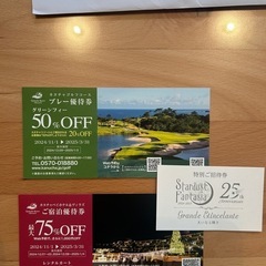 急ぎ！カヌチャ スターダストファンタジア 入場券 他特典チケット付 