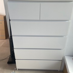 IKEA イケア 送料750円 MALM マルム チェスト（引き出し×3）, ホワイト リビング 収納 タンス サイズ80x78 cm :  90354643 : LIFEBOX-yafooshop - 通販 - Yahoo!ショッピング
