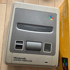 スーパーファミコン　本体　箱付き　の画像