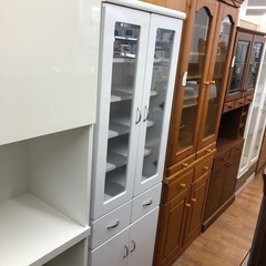 食器棚ハイタイプ2枚扉売ります！取りに来れる方限定！ (トレファク八尾店) 八尾の収納家具《食器棚、キッチン収納》の中古あげます・譲ります ｜ジモティーで不用品の処分