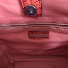 GRES PARIS ショルダーバッグ　赤　クロコダイルの画像