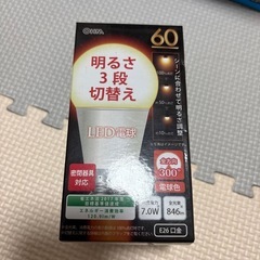 受け渡し者決定　LED電球