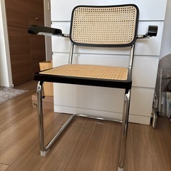 ラタン編みチェア　の画像