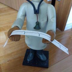 受け渡し決定）レアなアンティーク　ロメール人形（イタリア製）　医師（心電図付き）　PR105の画像