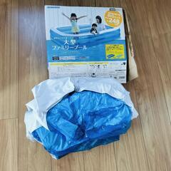 DOSHISHA/ドウシシャ 大型 ファミリープール 248cm DWE22-03 ビニールプール 底面栓付き 水遊び プール遊び おうちプール 子供用プール 家庭用プールの画像