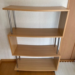 ※3/24まで※収納棚117cm✖️80cm✖️30cmの画像