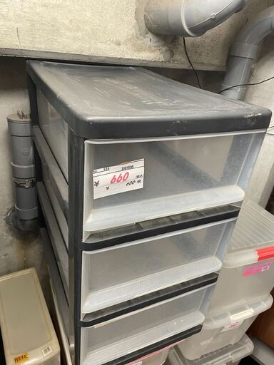リサイクルショップどりーむ天保山店 No7920 クローゼット 鏡や小さな引出し付き！！ ２色の落ち着いた色合い！！ - タンス、衣類収納