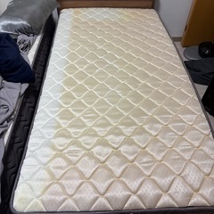 2/11まで　
ニトリ購入　棚付きシングルベッド　マットレス付