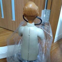 受け渡し決定）レアなアンティーク　ロメール人形（イタリア製）　医師（心電図付き）　PR105の画像