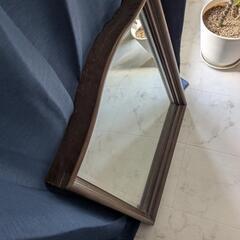 アンティーク調 鏡 73×60の画像