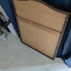 アンティーク調 鏡 73×60の画像