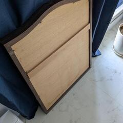 アンティーク調 鏡 73×60の画像