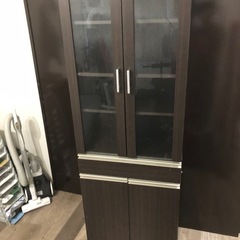 期限2/20迄　廃品処分予定　ニトリ　食器棚