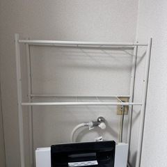 洗濯機上 物置ラックの画像