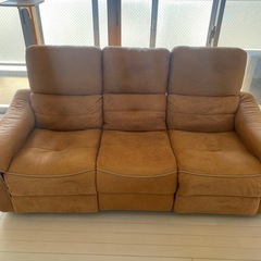 RELAX FORM (リラックスフォーム) 電動リクライニングソファ ブラウン ※電源コード非純正品 182 3人掛け  MELODY｜トレファクONLINE