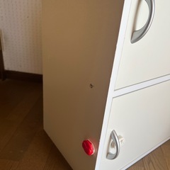 扉付き 3段ボックスの画像