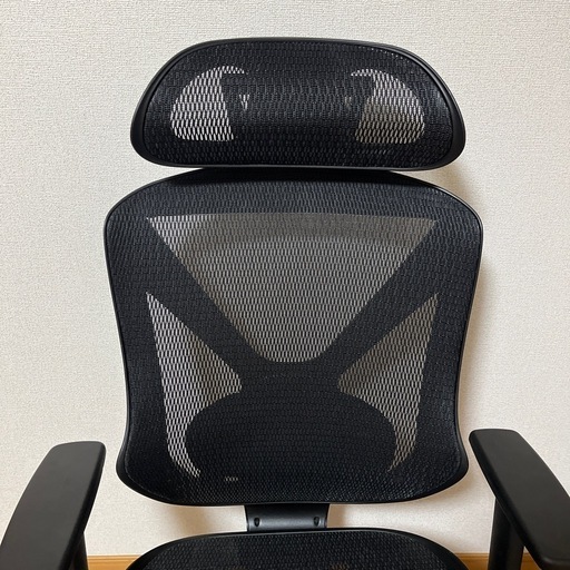 ニトリ　ワーキングチェア　フォリスト　ブラック