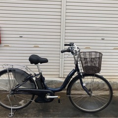 ヤマハ電動アシスト自転車 堺市　和泉市　引き渡し 電動アシスト自転車 PAS With 26インチ マットスモーキーブルー
