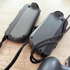 Nintendo Switch ジョイコンとグリップ)左右 純正　ジャンクの画像