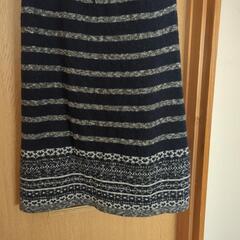 ニット　ロングスカート　Mサイズの画像
