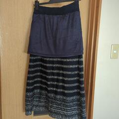 ニット　ロングスカート　Mサイズの画像