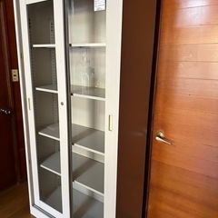 香川県内お届け【2台セット】コクヨ キャビネット 保管庫 ガラス...