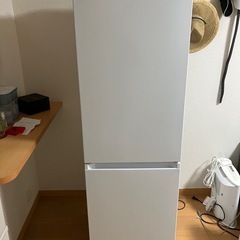 23年製 ニトリ 274L 2ドアファン式冷蔵庫 NR-274L WH 右開き