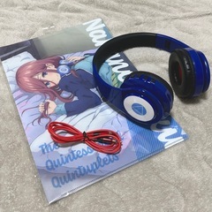 五等分の花嫁　三玖　ヘッドフォン 充電器・クリアファイル付