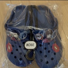 キッズ サンダル 鬼滅の刃 タウンサンダル 20cm ブルー 冨岡義勇