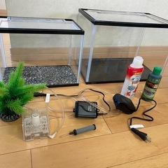 水槽　２つセット　色々まとめ売り　金魚