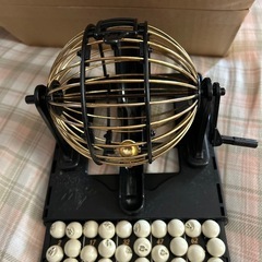 値下げします！懐かしいビンゴゲーム機の画像