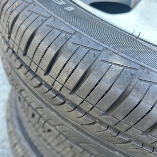 アルミホイール　（タイヤ付き）165/55R15　深溝　中古品