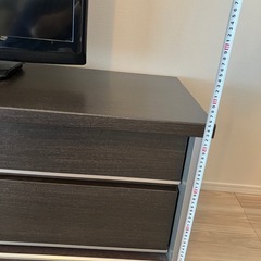 ニトリテレビボードテレビ台ブラウン横幅100cm (りん) 恵比須の収納家具《テレビ台》の中古あげます・譲ります｜ジモティーで不用品の処分