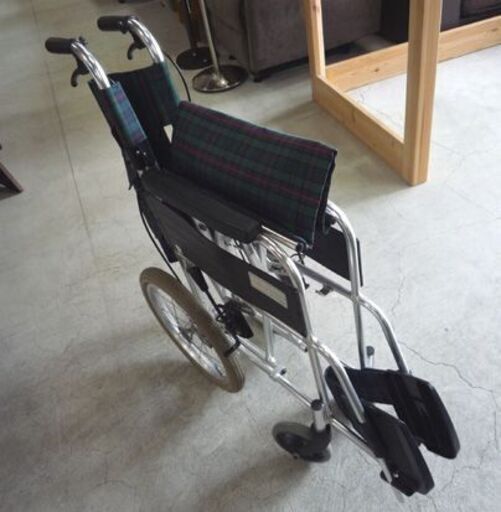 タヒラ アルミ介助式車いす TCD-9 介助ブレーキ付 折りたたみ可能 取扱