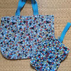 手提げ&上履き入れ☆入学・入園準備の画像